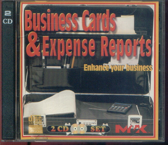 BUSINESS CARDS AND EXPENSE REPORTS ENHANCE YOUR BUSINESS 2 CD-ROM SOFTWARE
