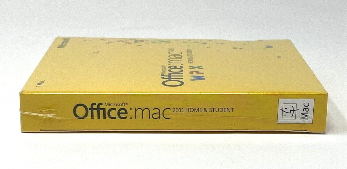Microsoft Office Mac 2011 WPX Home & Student – 1 MAC – GZA00267 – Factory Sealed