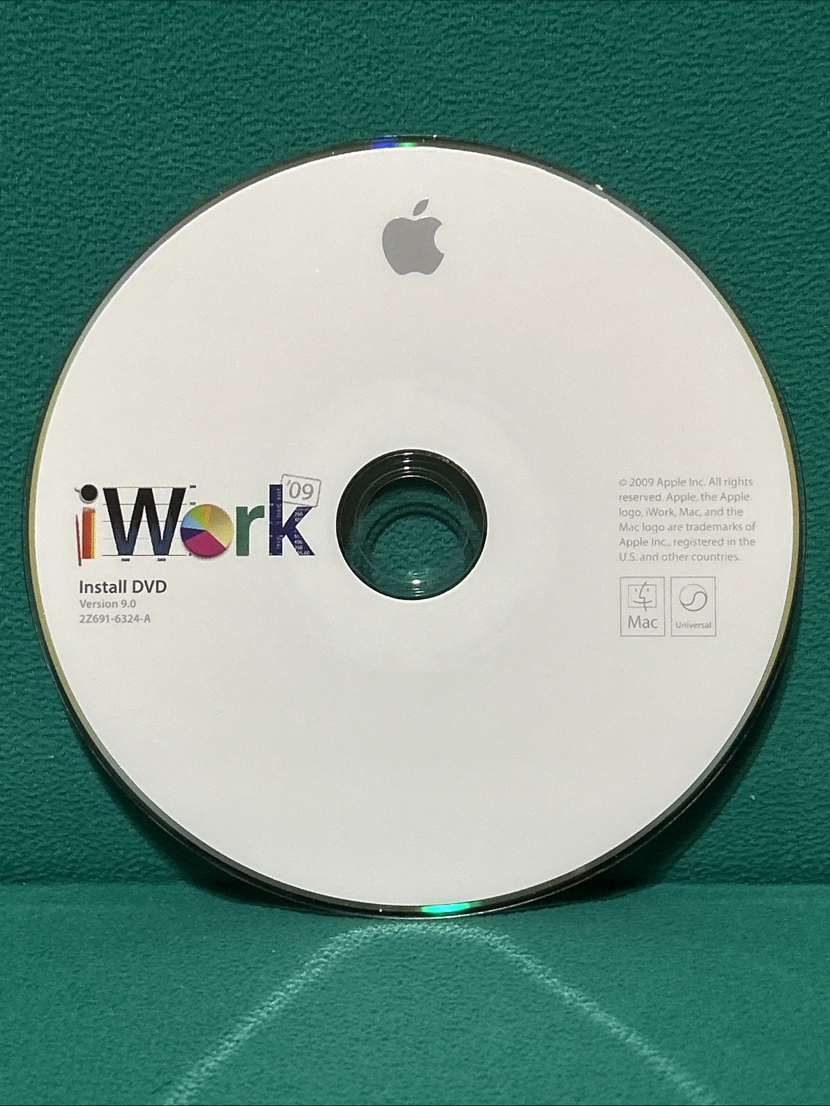 Apple iWork 09 Family Pack for Mac Pages Numbers Keynote Complete