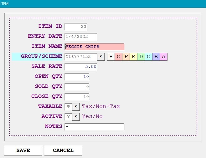 NWIQ Point Of Sale Software – Booth Inventory Billing