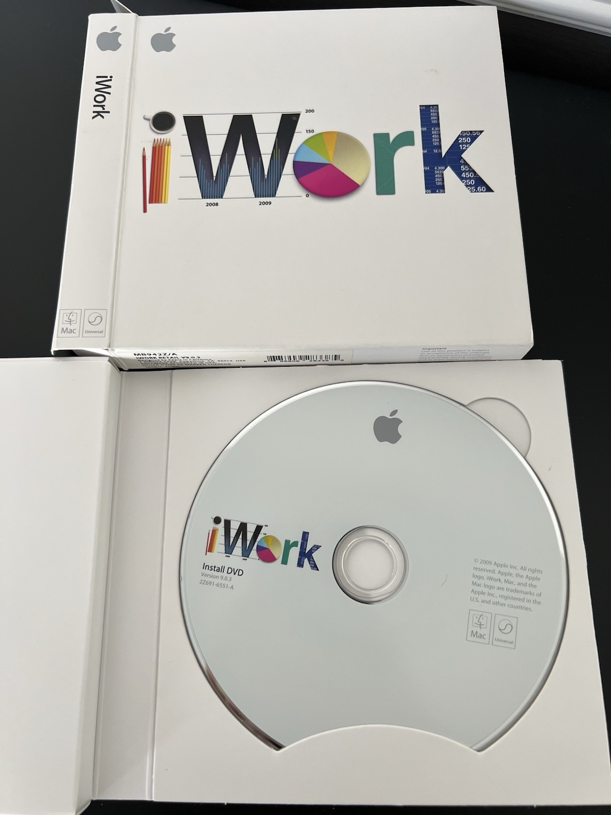 Apple iWork ’09- Full Version for Mac MB942Z/A