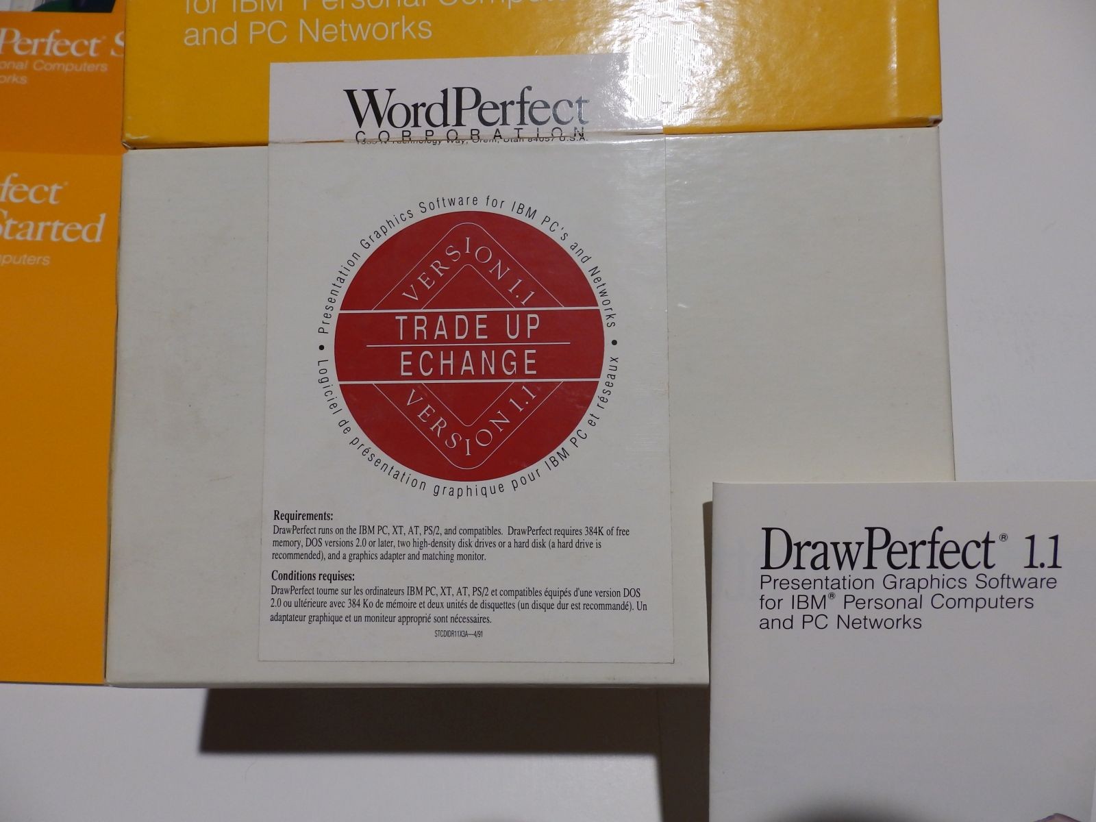 Vintage Software – DrawPerfect, Figure Library, WordPerfect Presentations v2.0