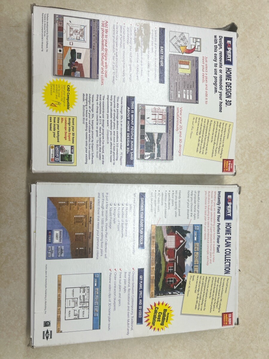 EXPERT SOFTWARE HOME PLAN COLLECTION & HOME DESIGN 3D (WBP008865)