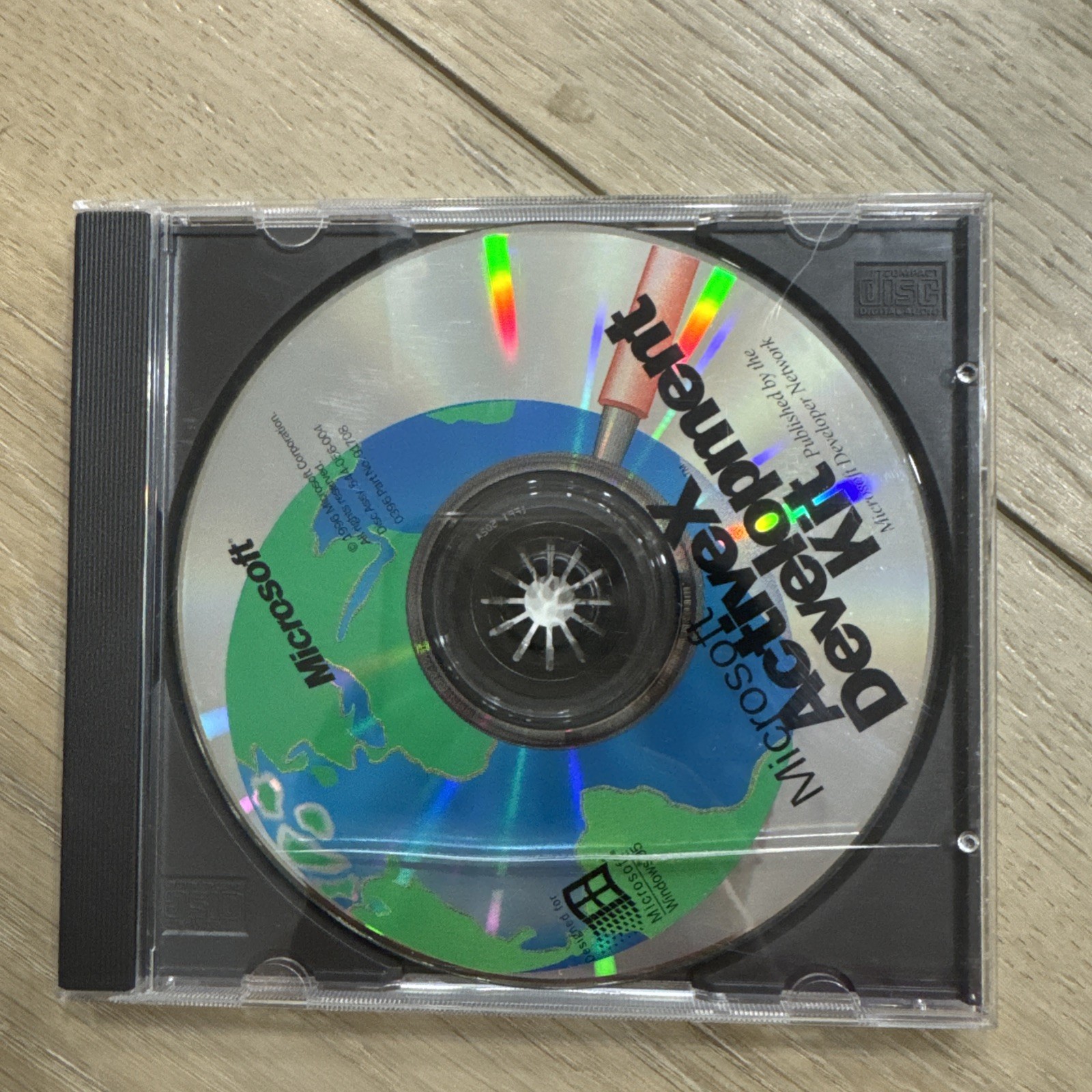 Vintage Microsoft ActiveX Development Kit Software Dev Prototype 90s W/ Key Rare