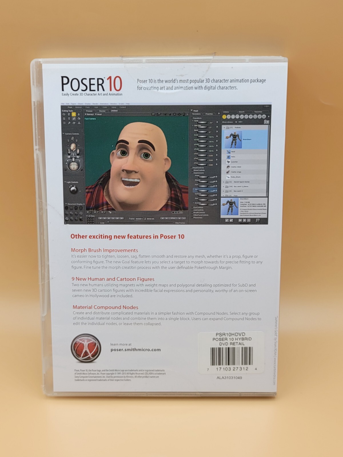 Smith Micro Software PSR10HDVD Poser 10 Hybrid