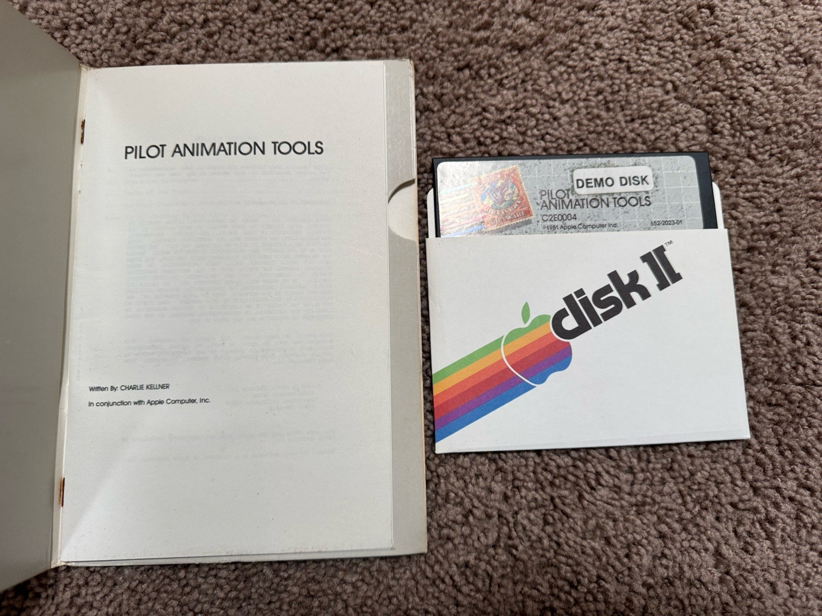 VTG APPLE II RARE DEALER DEMONSTRATION PACKAGE SPECIAL DELIVERY SOFTWARE LOOK
