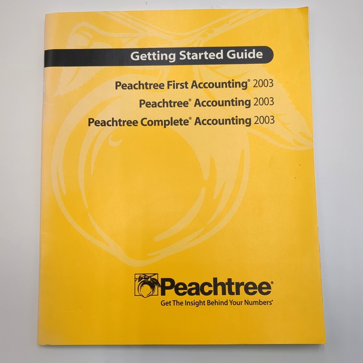 Peachtree Complete Accounting 2003 W/ Serial #, Customer ID & Registration No