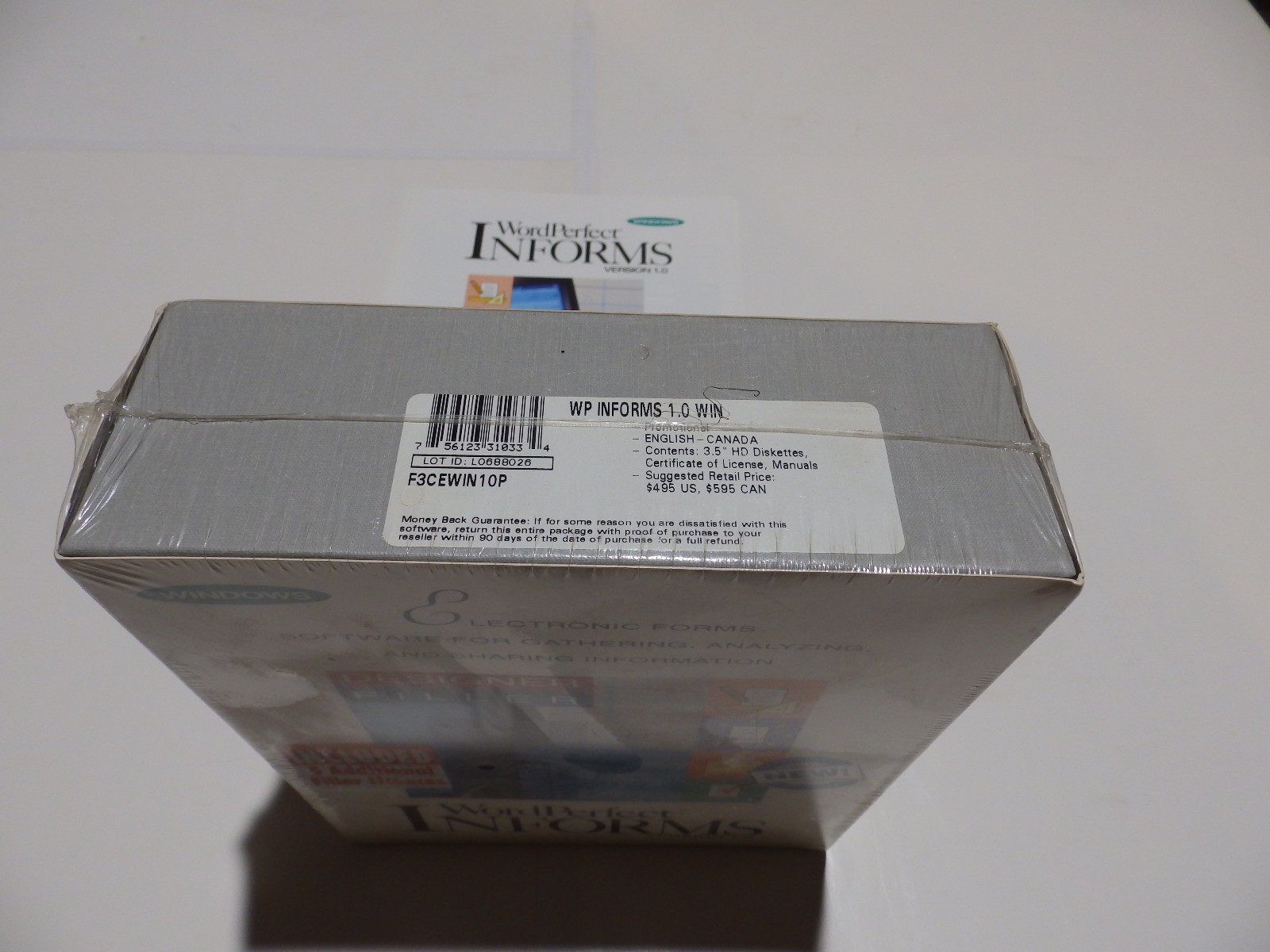 Vintage Software – WordPerfect Informs v1.0 for Windows (new, sealed package)