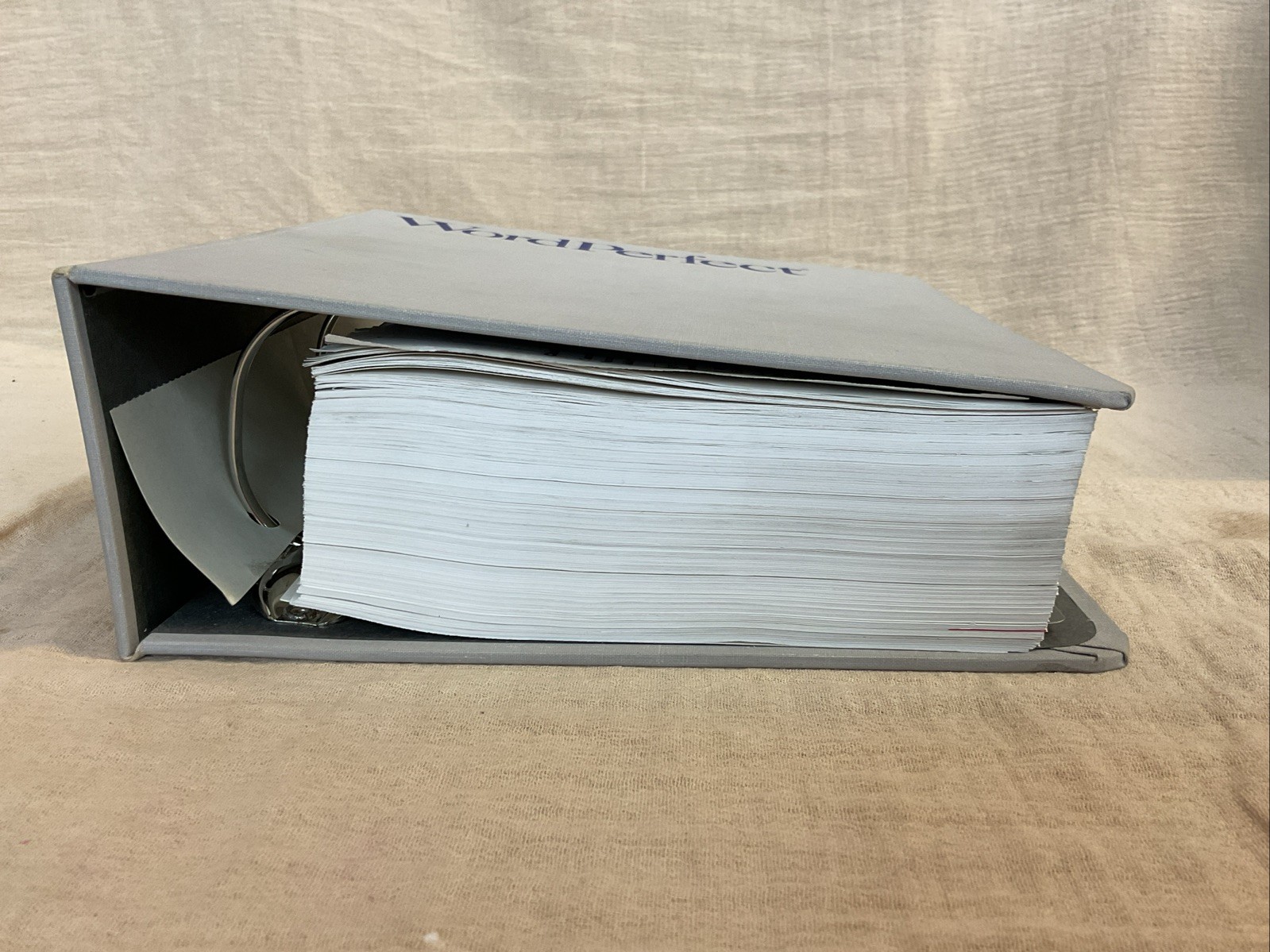 WordPerfect for DOS 5.1 Manual 3-Ring Binder 1989 Box Slip Case IBM PC