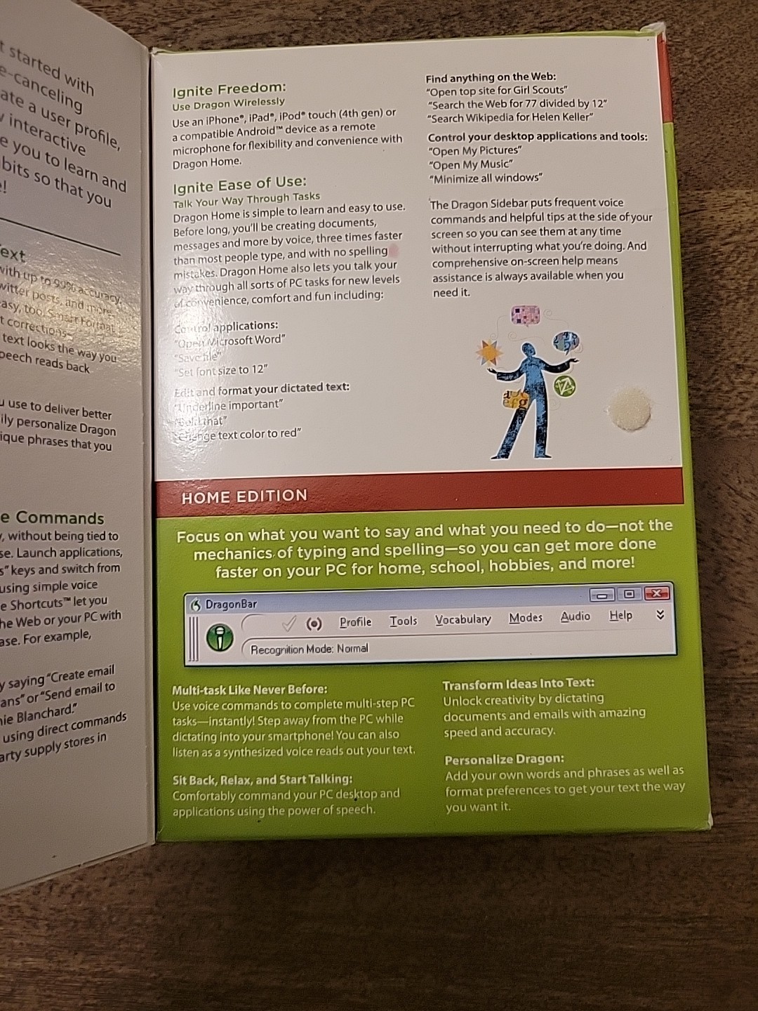 Dragon Naturally Speaking Version 12 Home Edition Speech Recognition Software Ne
