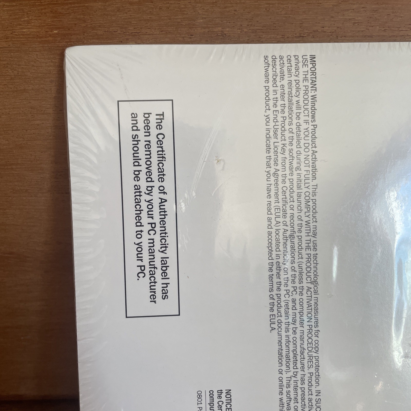 Microsoft Windows XP Home Edition SEALED Version 2002 – NO PRODUCT KEY!!!!