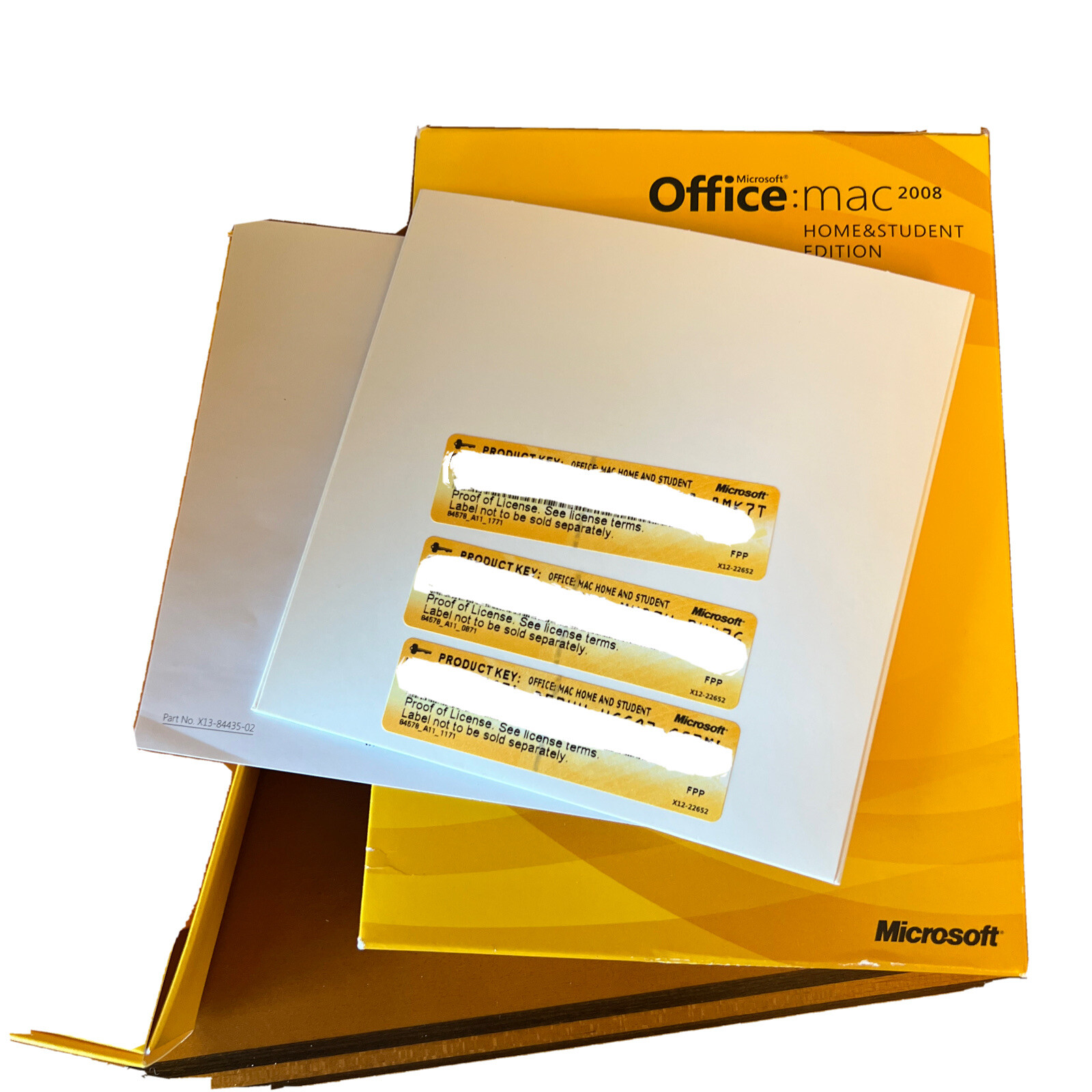 Microsoft Office 2008 Home & Student Edition for Mac For 3 Users