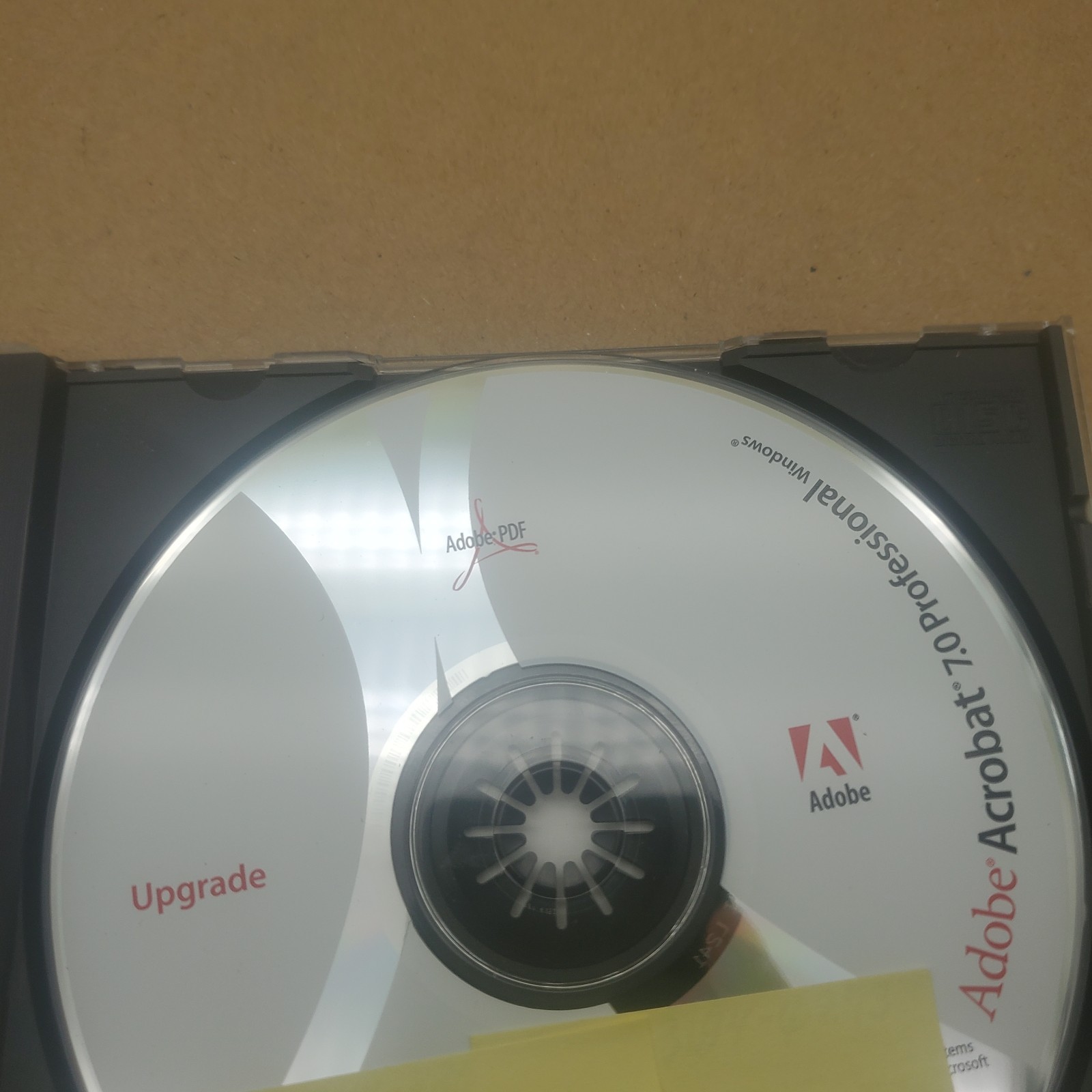 Adobe Acrobat 7.0 Standard ” UPGRADE ” CD – Windows w/ Serial Number-Used