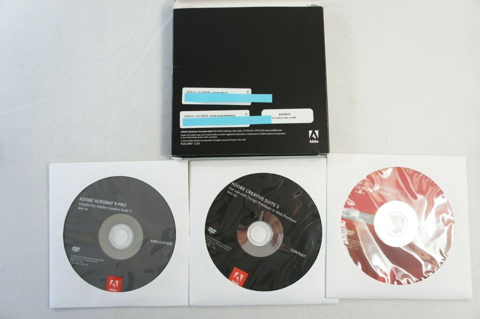 Adobe CS5 Design Premium Education Edition [Mac OS] w/ Product Code