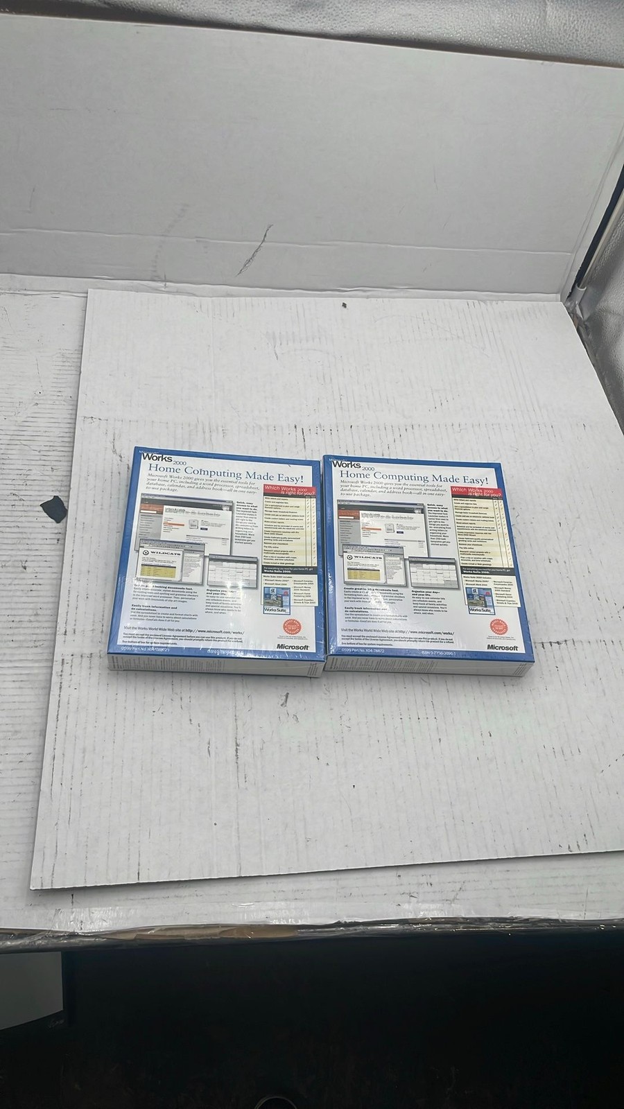 Microsoft Works 2000 Sealed Vintage PC Software Windows Lot Of 2