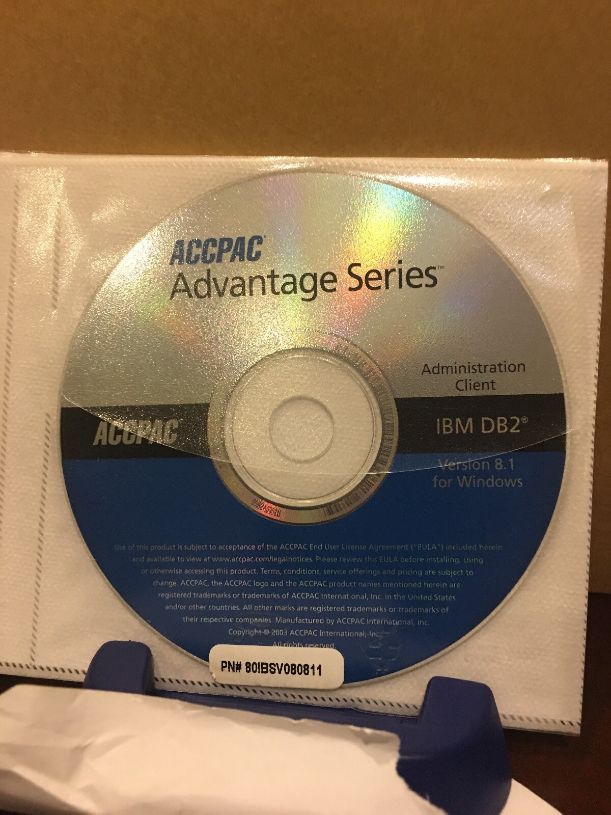 RARE Brand New ACCPAC Advantage Series for IBM DB2 Master CDs. Windows And Linux