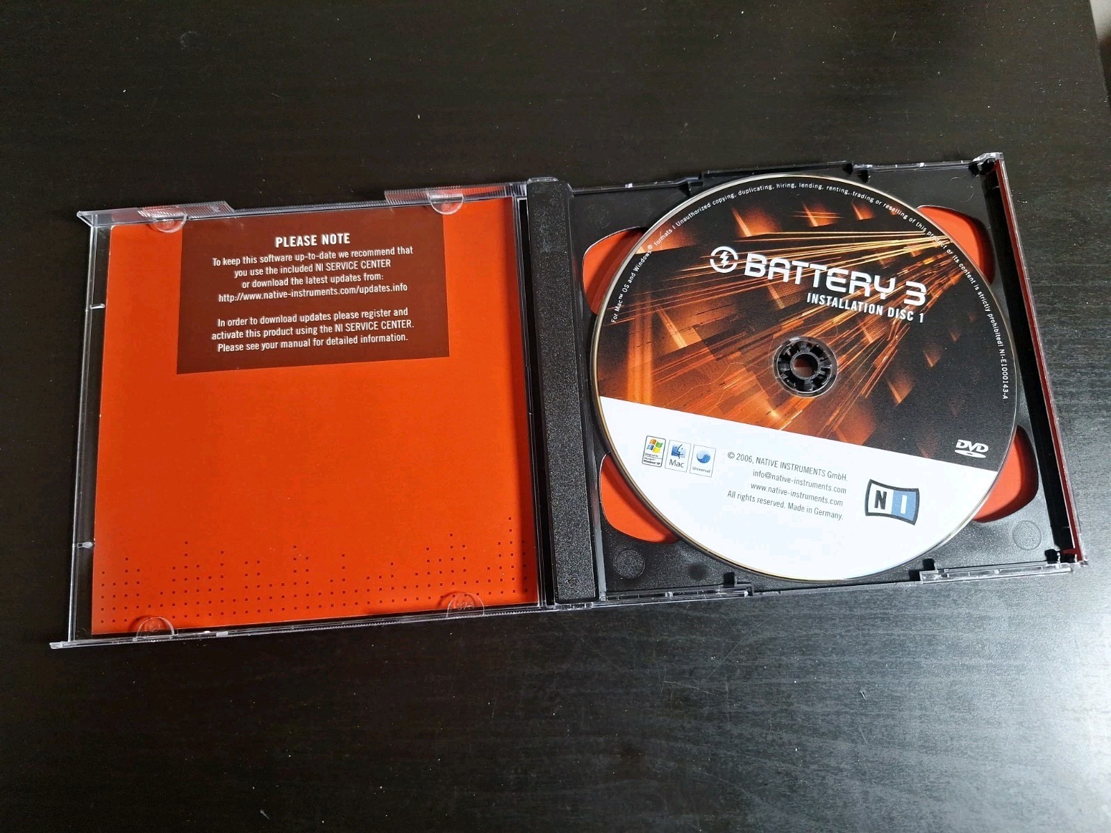 Native Instruments Battery 3 Windows XP Mac OS X – USED SERIAL