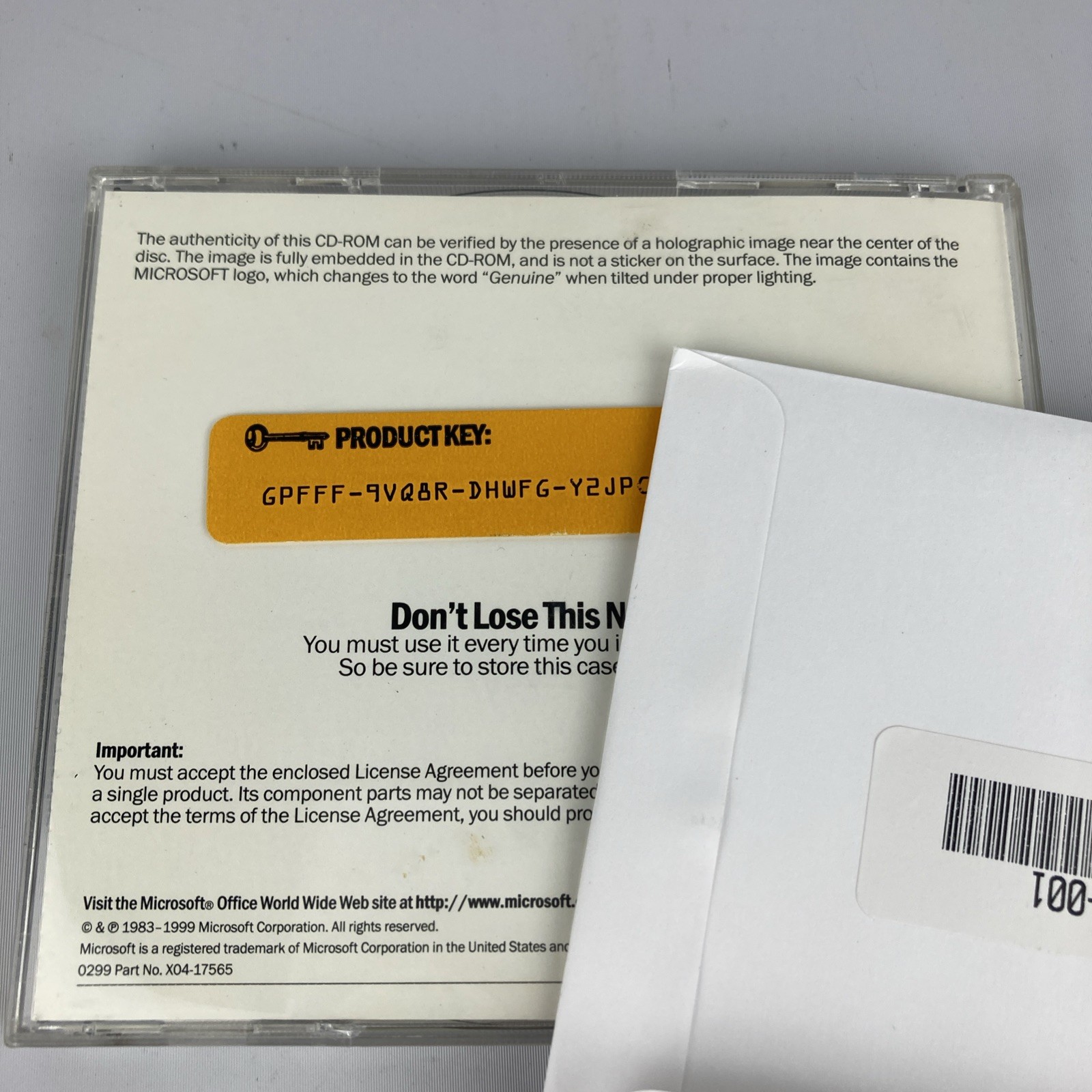 Microsoft Office – 2000 (CD) Professional With Product Key 2 CD Set