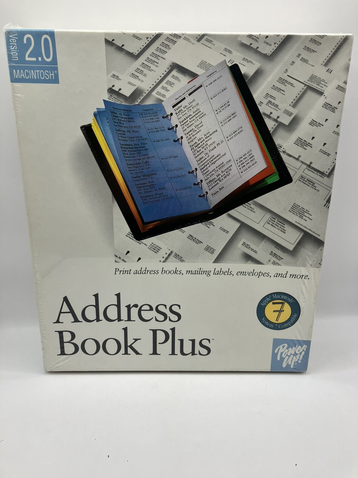 Pro Venture Address Book Used, Complete for Apple Macintosh
