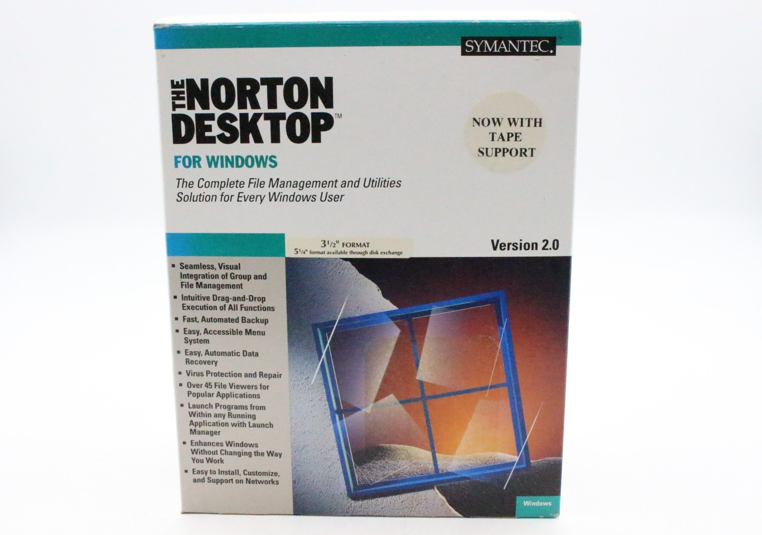 Symantec The Norton Desktop for Windows Utilities Software V2.0 RETAIL BIG BOX