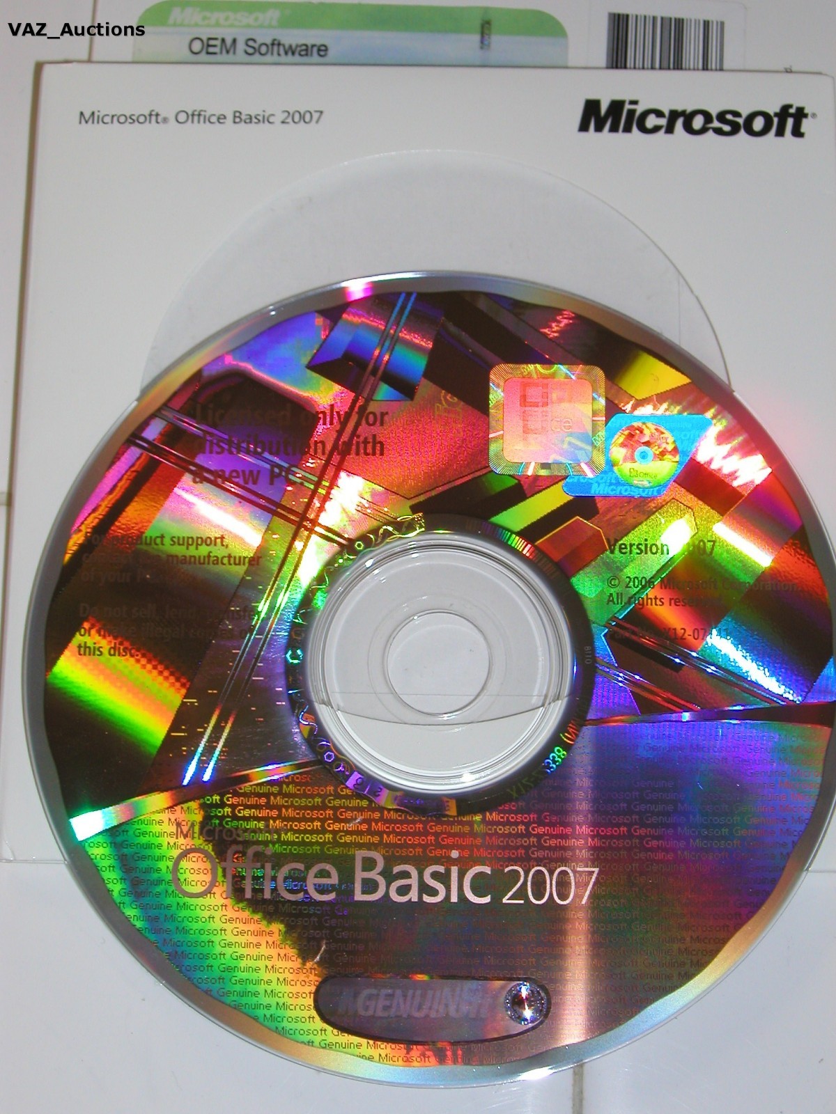 Microsoft Office 2007 Basic Edition BE Full English Version MS =BRAND NEW=