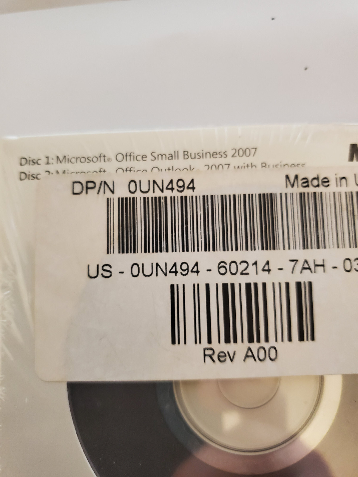 MS Microsoft Office 2007 Small Business Edition SBE Full English Version Sealed