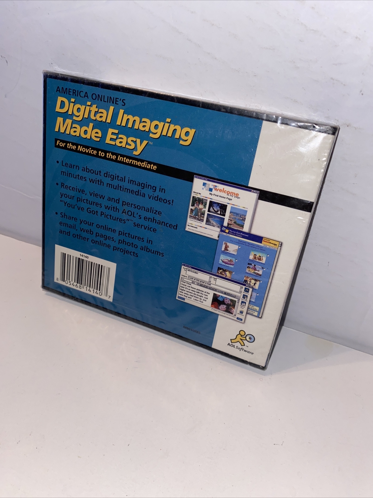 NEW! AOL Digital Imaging Made Easy – PC Software Program CD-Rom