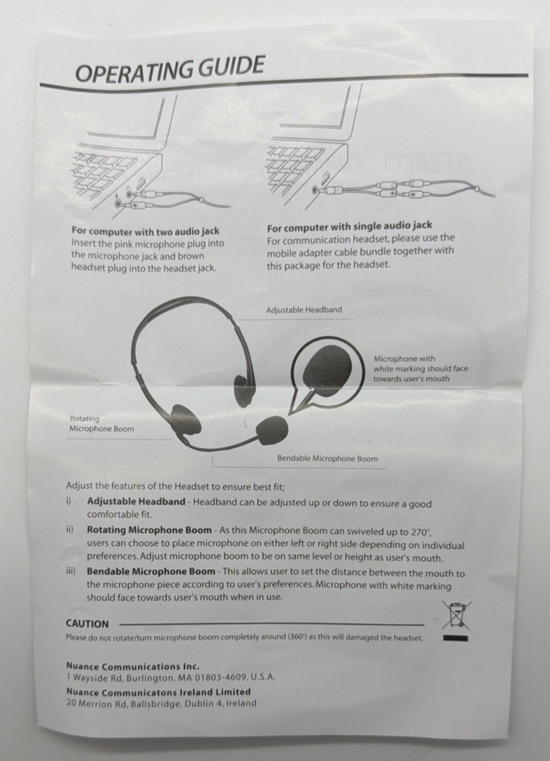 NUANCE Dragon NaturallySpeaking Premium Speech Recognition Software Version 13