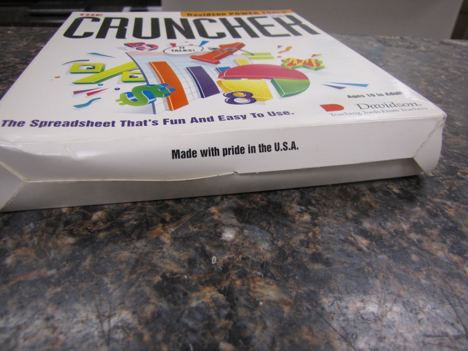 NEW The CRUNCHER Davidson POWER TOOLS Teaching Fun for Macintosh 1993 RARE