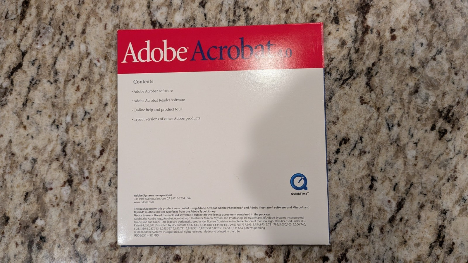 Adobe Acrobat 4.0 for Macintosh CD and sleeve With Serial Number