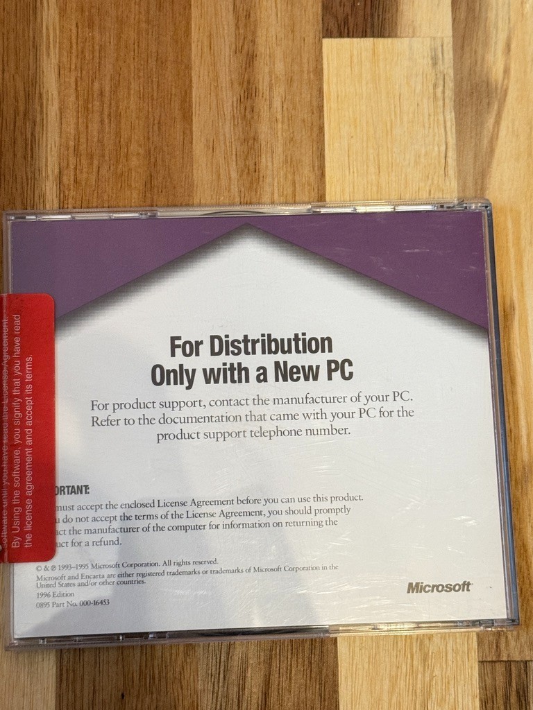 Vintage Software Bundle Encarta 96, Office XP Small Biz, PhotoSuite 4, PhotoVist