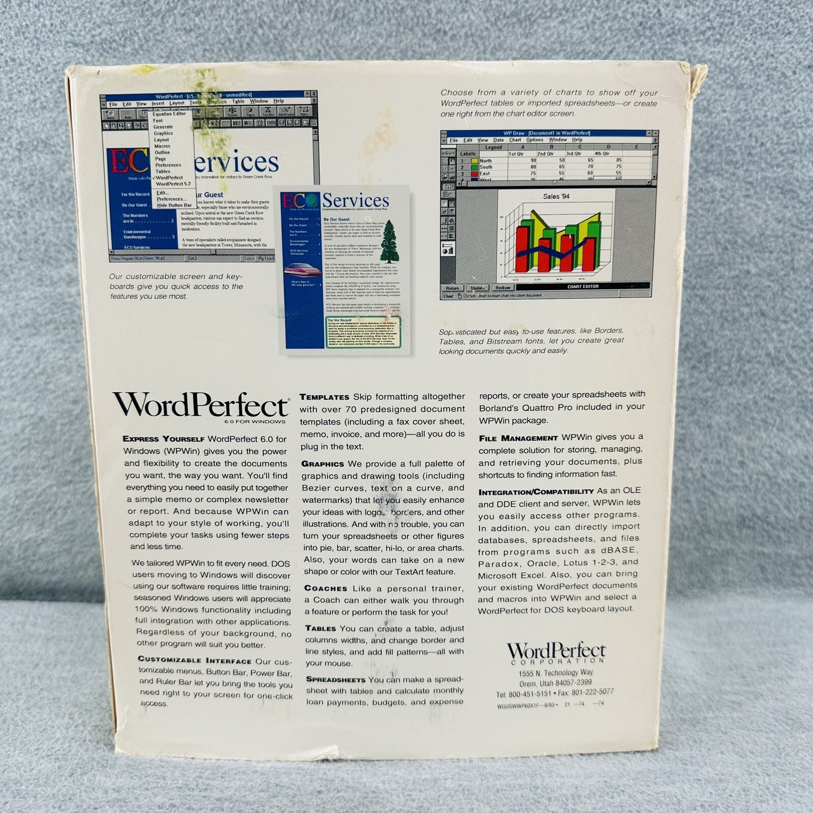 WORD PERFECT VERSION 6.0 – Upgrade The Best Word Processor For Windows C