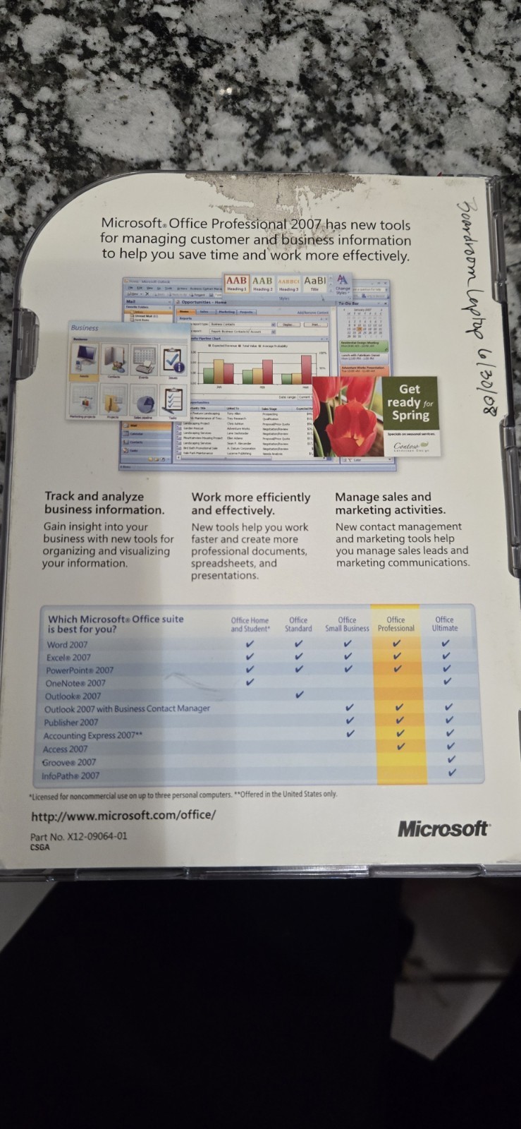 Microsoft Office 2007 Professional 2 Disk