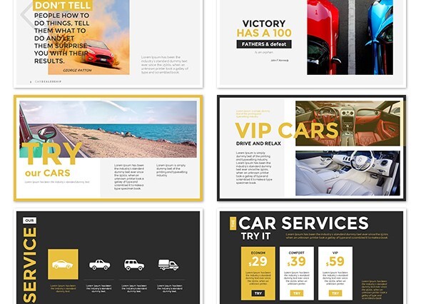 Car Dealrship PowerPoint presentation templates