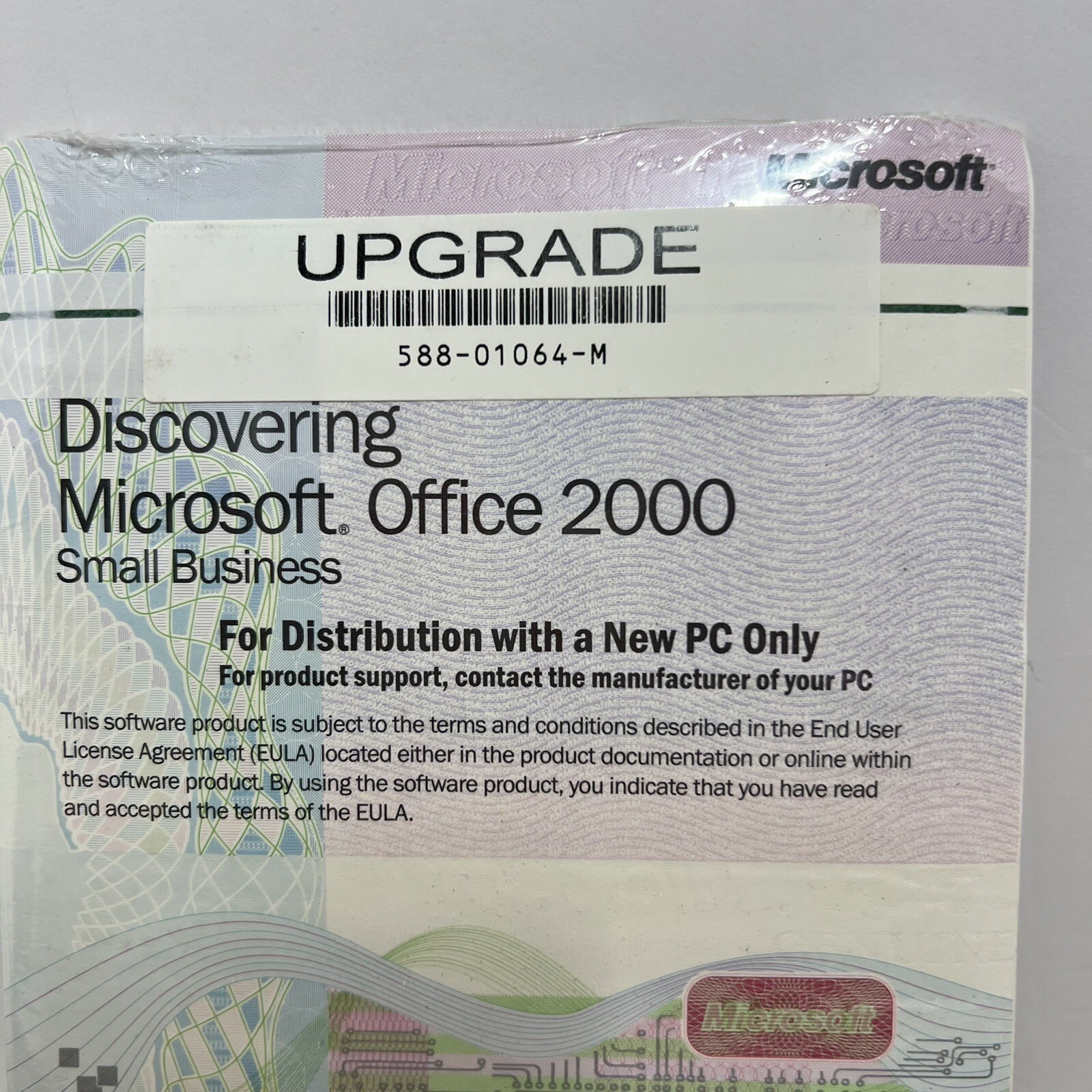 Genuine Microsoft Office 2000 Small Business Upgrade CD Product Key Sealed
