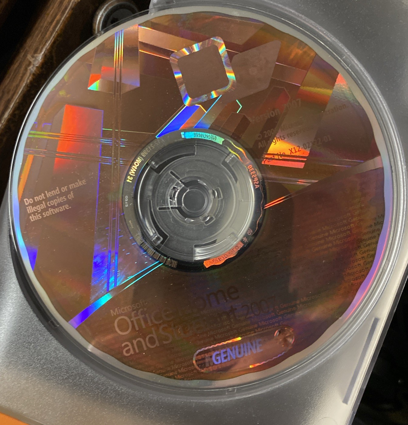 Microsoft Office Home Student 2007 Box CD Word Excel PowerPoint OneNote