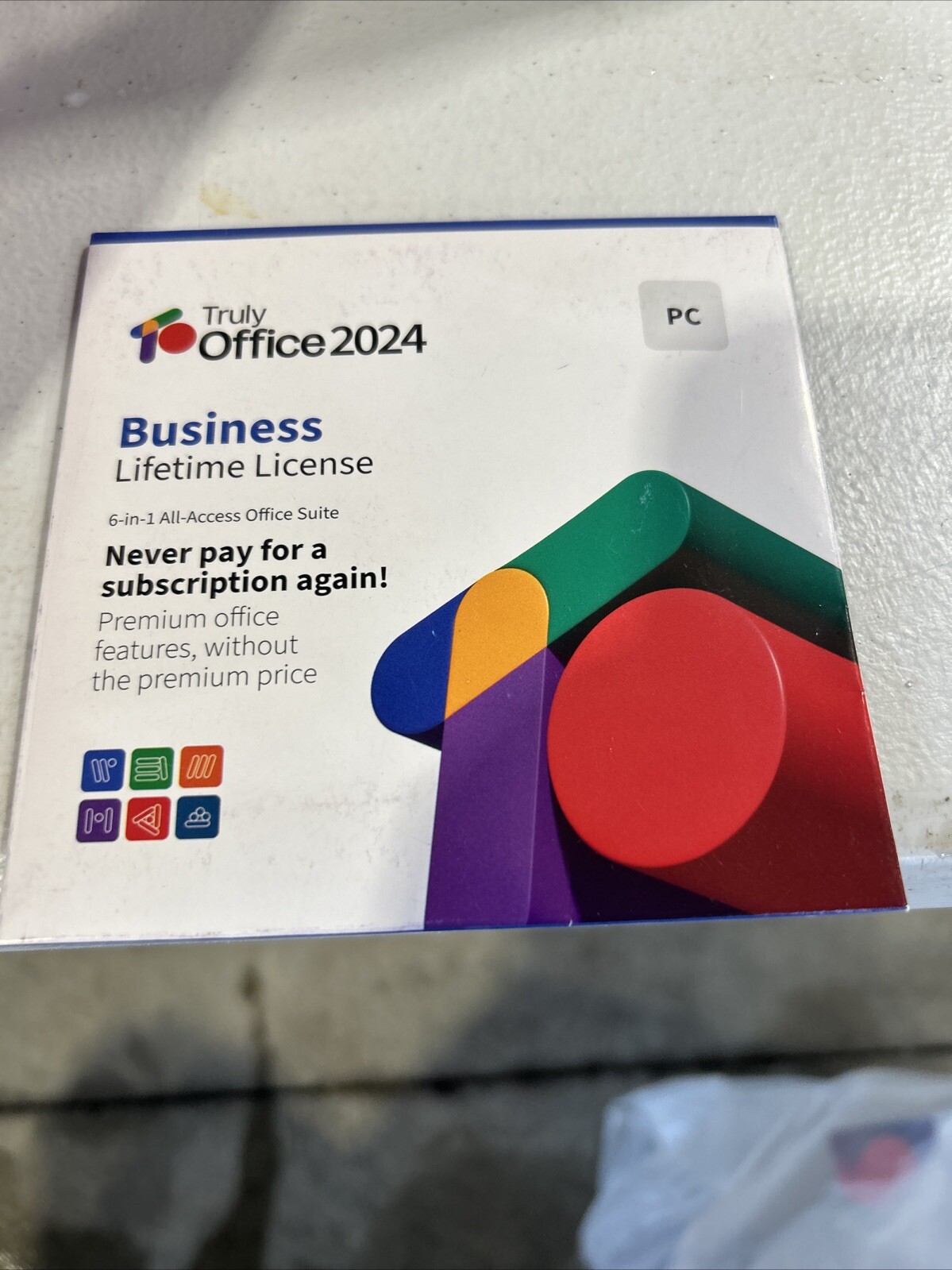 TrulyOffice 2024 Business Lifetime License for PC, 6-in-1 Suite for 1 User