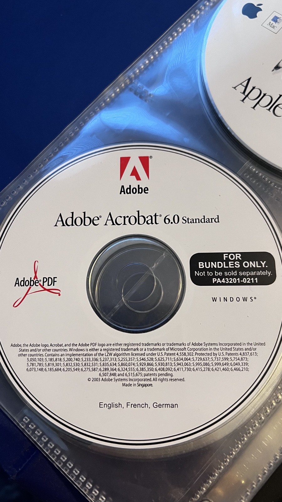 Adobe Acrobat 6.0 Standard 90046061 Windows CD w/ OEM Serial Number