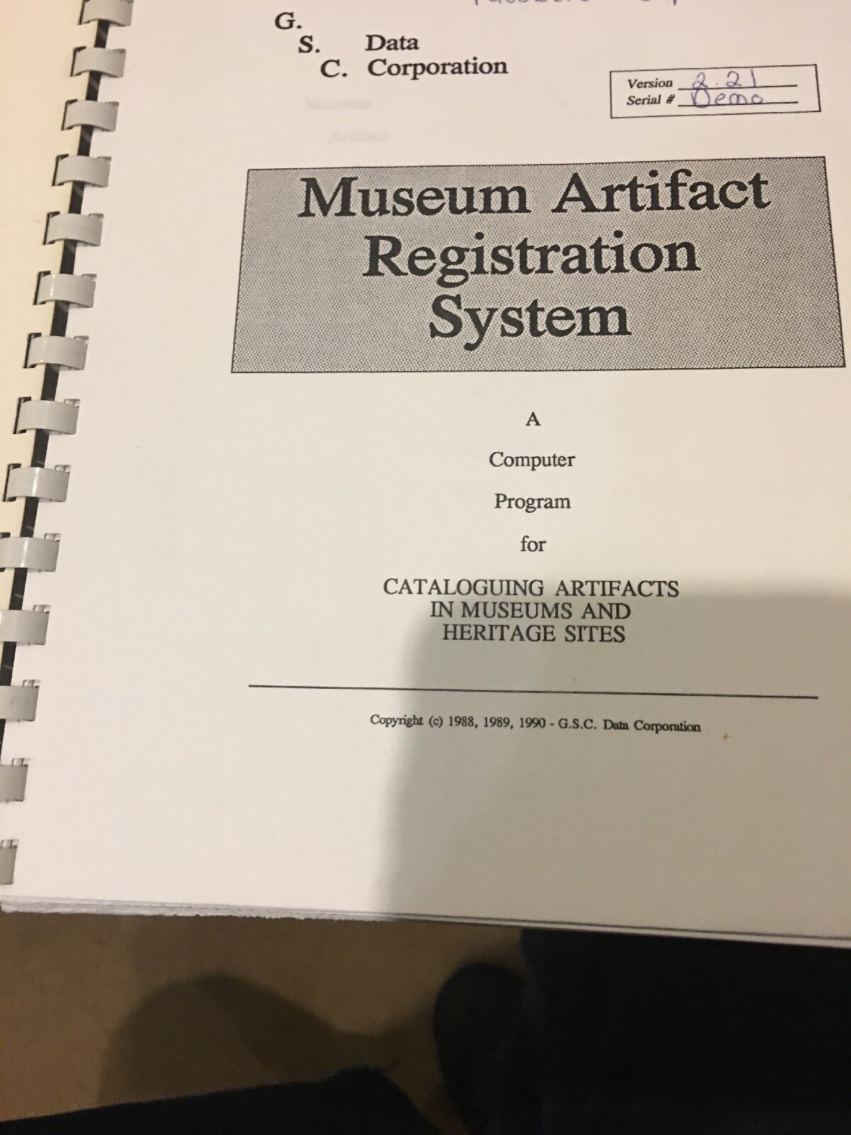 NEW Accpac Plus Companion Product. Museum Artifact Registration System. NFR