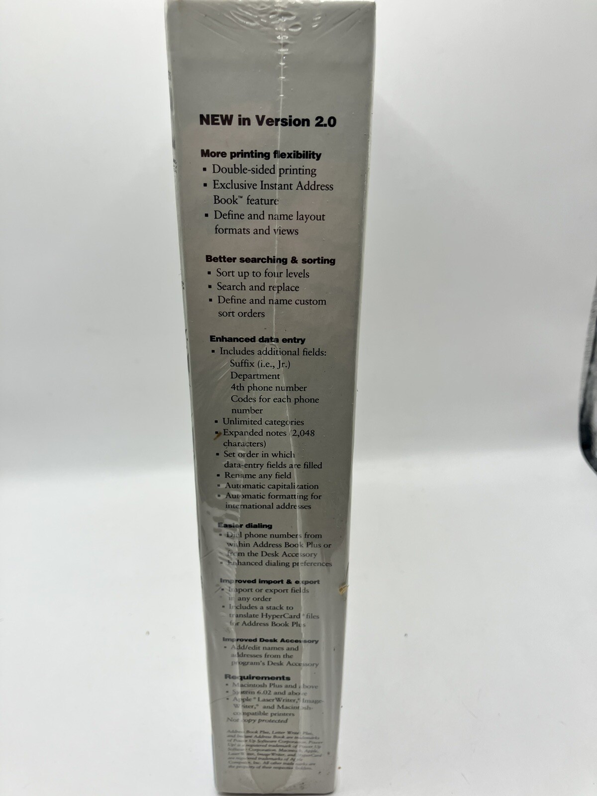 Pro Venture Address Book Used, Complete for Apple Macintosh