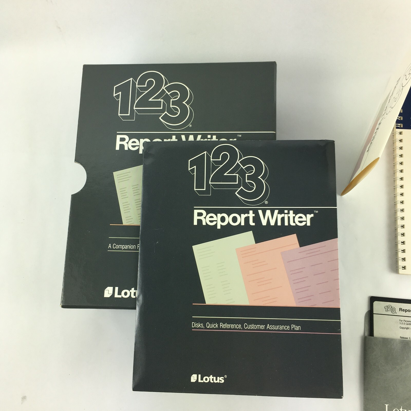 123 Report Writer Disks Quick Reference Customer Assurance Plan Lotus