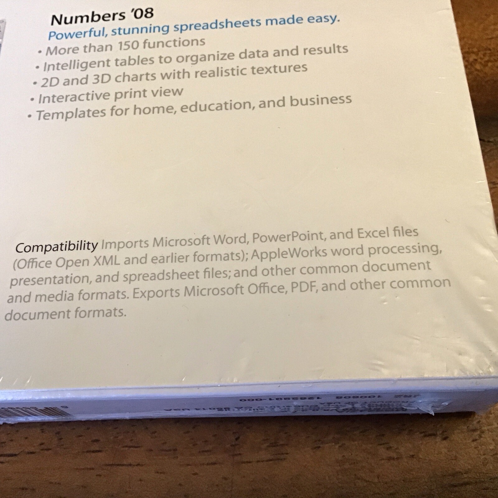 Apple iWork 2008 CD MB624Z/A ( SEALED ) – Canadian Seller