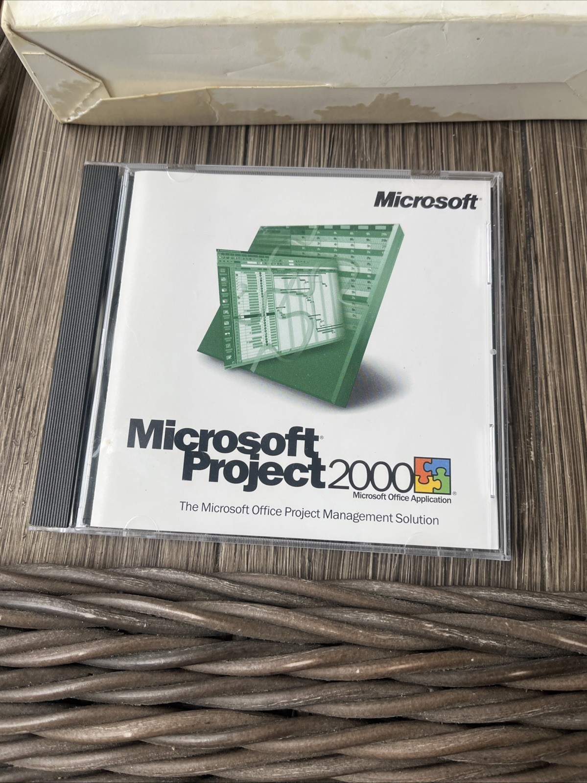 Vintage Microsoft Project 2000 SR-1 With Product CD Key
