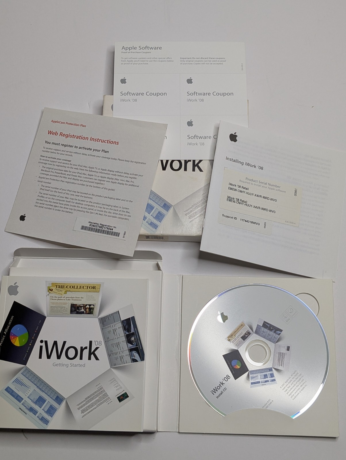 Apple iWork 08 Family Pack for Mac with key