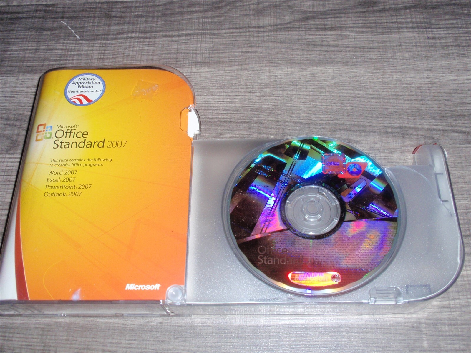Microsoft Office Standard 2007 PC CD-ROM Full Ver. Word Excel PowerPoint Outlook
