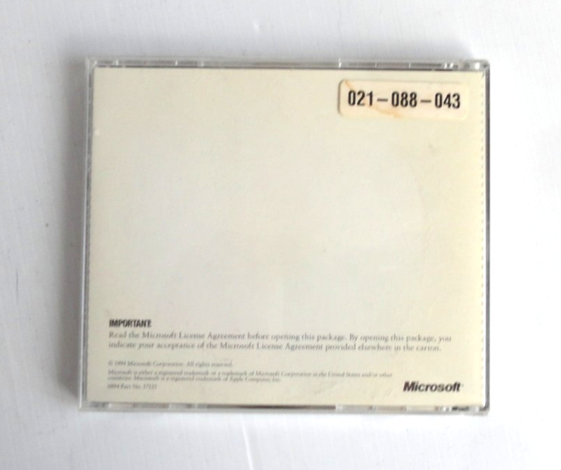 Microsoft Office 4.2.1a Standard For Macintosh