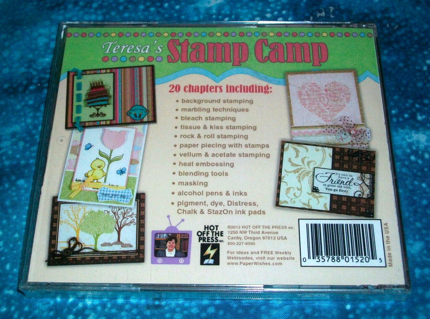 ⭐NEW / SEALED⭐ TERESA’S STAMP CAMP WINDOWS PC / MAC CD 2012 ⭐CRACKED CASE⭐