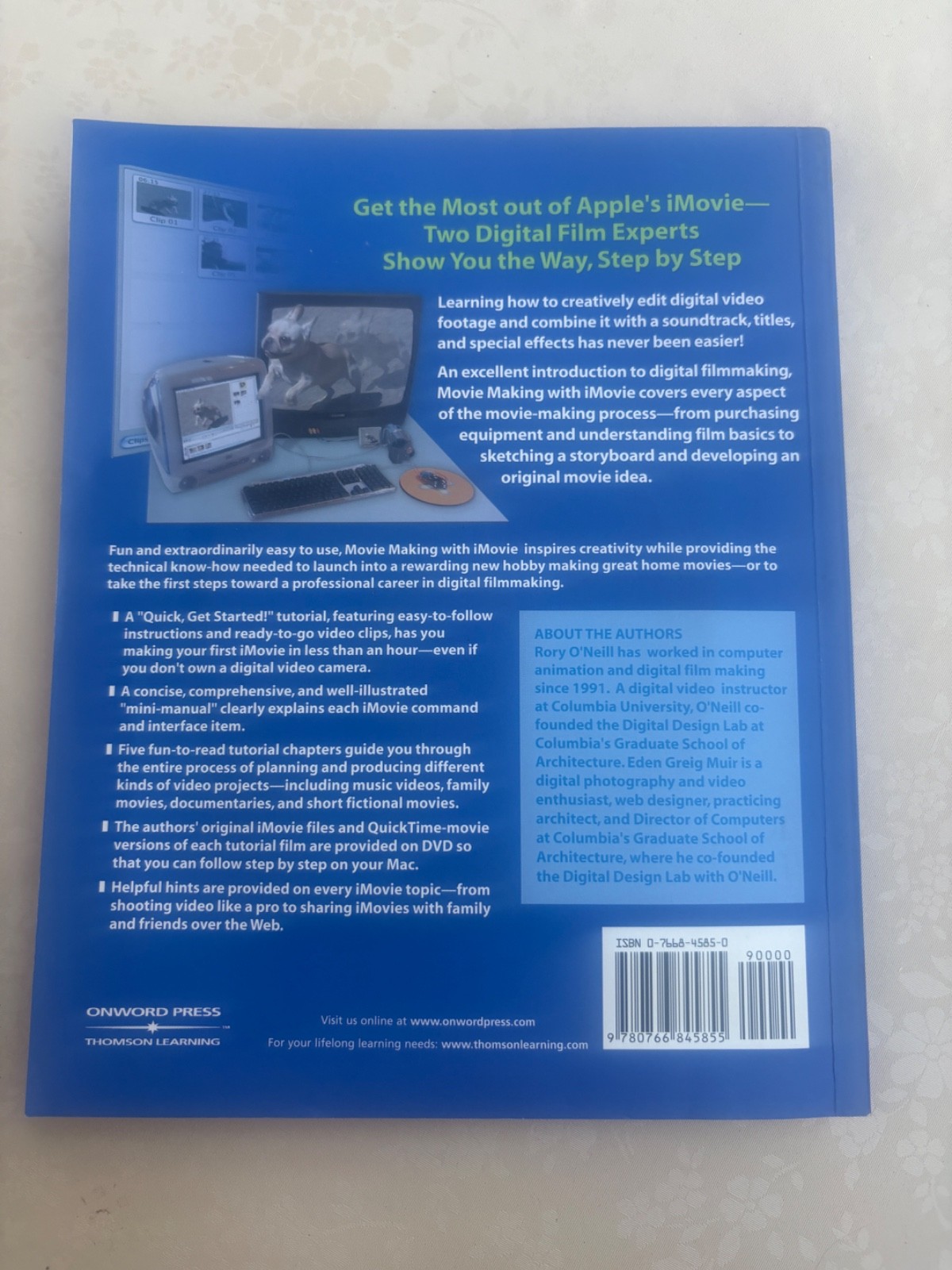 ONWORD PRESS MOVIE MAKING WITH iMOVIE NEVER OPENED DVD WITH TUTORIAL MOVIES