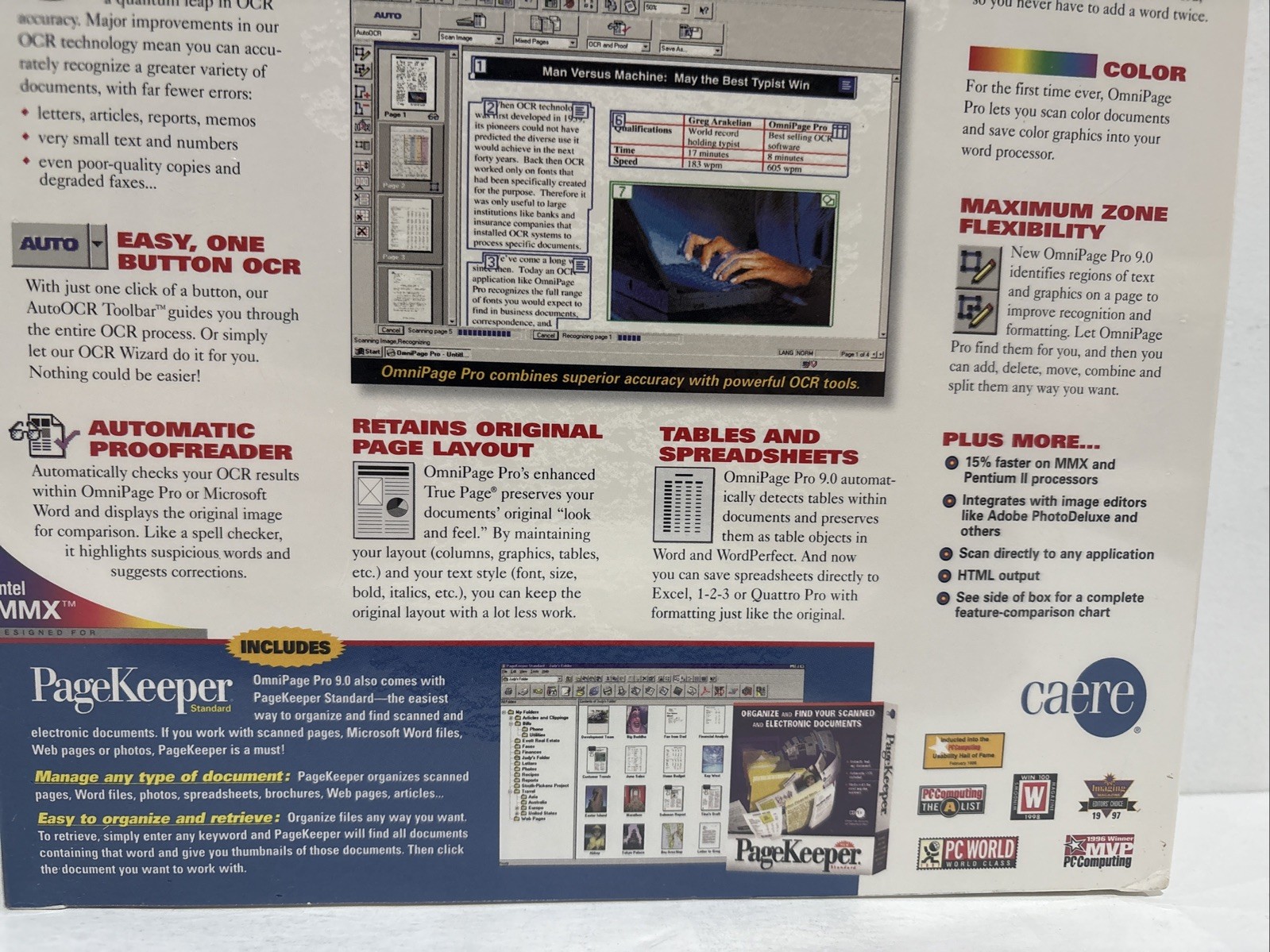 Vintage OmniPage Pro 9.0 Windows Upgrade OCR Scanner Software 95 New