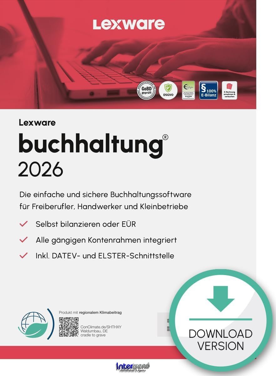 Lexware Accountant 2026 Annual Version 365 Days + Manual (PDF) Download NEW
